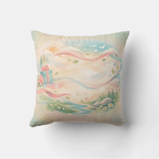 Customizable Whimsical クッション (裏面)