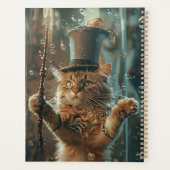 Customizable Whiskers Magical Cat Calendar プランナー手帳 (裏面)