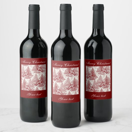 Customizable wine bottle label ワインラベル (ボトル)