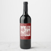 Customizable wine bottle label ワインラベル (正面)