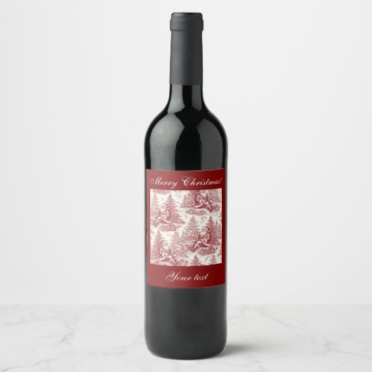 Customizable wine bottle label ワインラベル (正面)