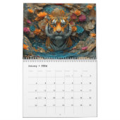 Customizable Wonderful Animals World Calendar 2026 カレンダー (1月 2026)