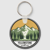 Customizable Yellowstone National Park Keychain キーホルダー (裏面)
