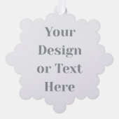 Customizable Your Design or Text Here Personalized オーナメントカード (正面)