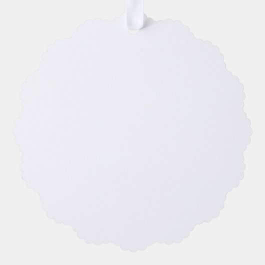 Customizable Your Design or Text Here Personalized オーナメントカード (裏面)