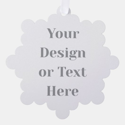 Customizable Your Design or Text Here Personalized オーナメントカード (正面)
