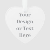 Customizable Your Design or Text Here Personalized オーナメント (正面)