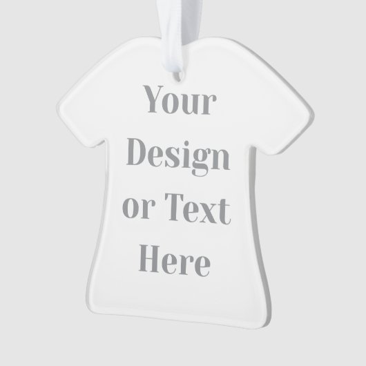 Customizable Your Design or Text Here Personalized オーナメント (正面)