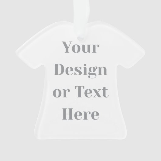 Customizable Your Design or Text Here Personalized オーナメント (正面)