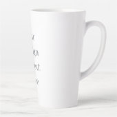 Customizable Your Design or Text Here Personalized カフェラテマグ (右)