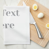 Customizable Your Design or Text Here Personalized キッチンタオル (四つ折り)