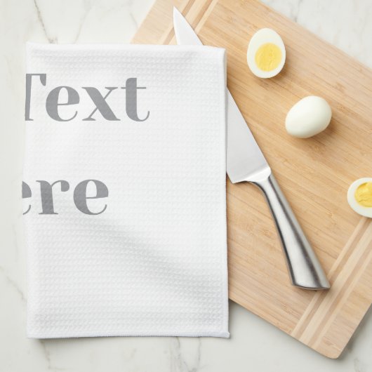 Customizable Your Design or Text Here Personalized キッチンタオル (四つ折り)