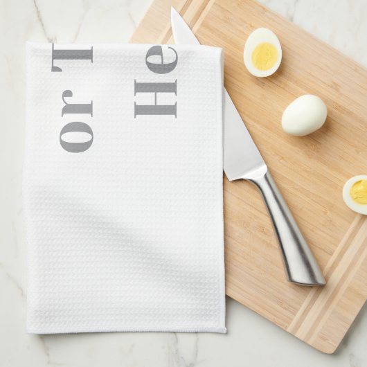 Customizable Your Design or Text Here Personalized キッチンタオル (四つ折り)