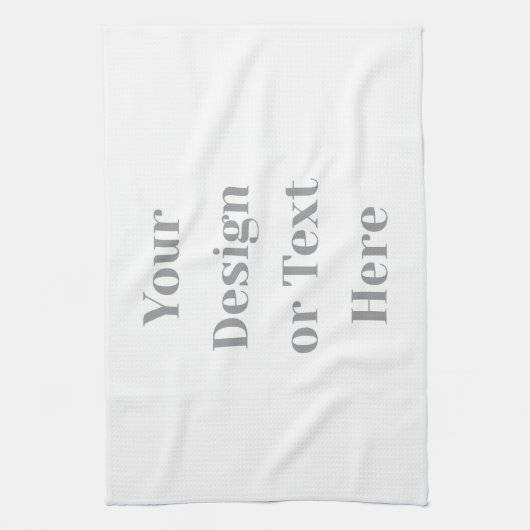 Customizable Your Design or Text Here Personalized キッチンタオル (縦)