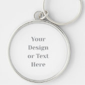 Customizable Your Design or Text Here Personalized キーホルダー (正面)