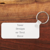Customizable Your Design or Text Here Personalized キーホルダー (正面)