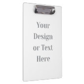 Customizable Your Design or Text Here Personalized クリップボード (右)