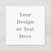 Customizable Your Design or Text Here Personalized コーリングカード (正面)