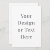 Customizable Your Design or Text Here Personalized シーズンカード (正面/裏面)
