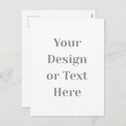 Customizable Your Design or Text Here Personalized シーズンポストカード (正面/裏面)