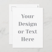 Customizable Your Design or Text Here Personalized シーズンポストカード (正面/裏面)