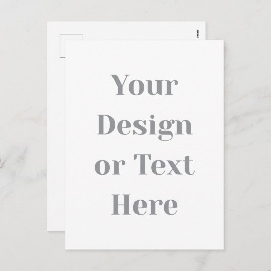Customizable Your Design or Text Here Personalized シーズンポストカード (正面/裏面)