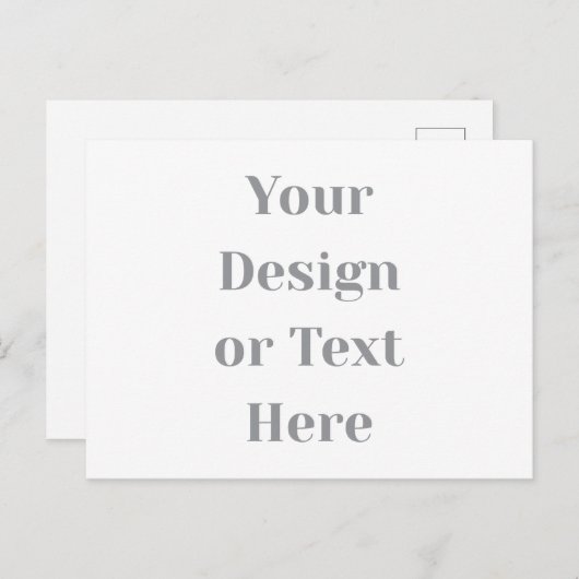 Customizable Your Design or Text Here Personalized シーズンポストカード (正面/裏面)