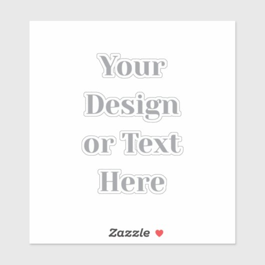 Customizable Your Design or Text Here Personalized シール (シート)