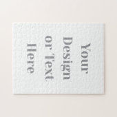 Customizable Your Design or Text Here Personalized ジグソーパズル (横)