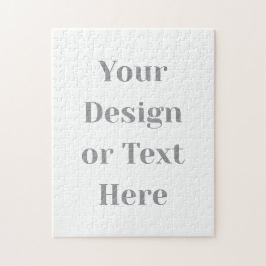 Customizable Your Design or Text Here Personalized ジグソーパズル (縦)