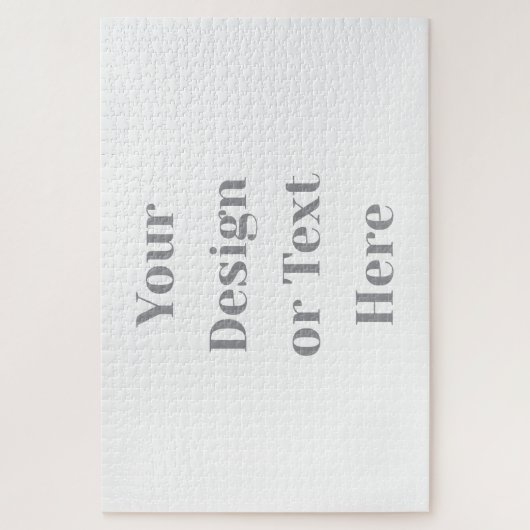 Customizable Your Design or Text Here Personalized ジグソーパズル (縦)