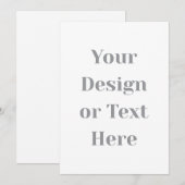 Customizable Your Design or Text Here Personalized セーブザデート (正面/裏面)