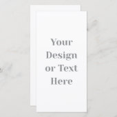 Customizable Your Design or Text Here Personalized セーブザデート (正面/裏面)