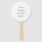 Customizable Your Design or Text Here Personalized ハンドファン (正面)