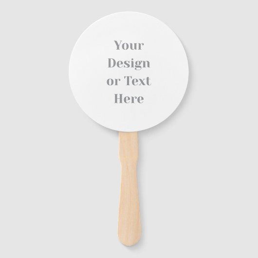 Customizable Your Design or Text Here Personalized ハンドファン (正面)