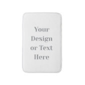 Customizable Your Design or Text Here Personalized バスマット (正面縦)