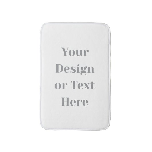 Customizable Your Design or Text Here Personalized バスマット (正面縦)