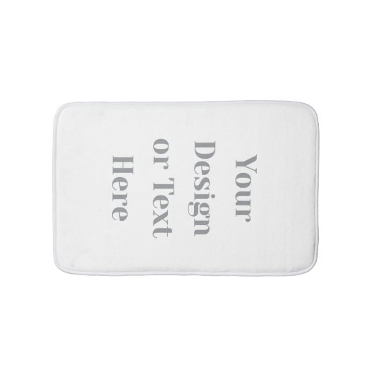 Customizable Your Design or Text Here Personalized バスマット (正面)