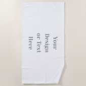 Customizable Your Design or Text Here Personalized ビーチタオル (正面)