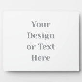 Customizable Your Design or Text Here Personalized フォトプラーク (正面)