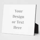 Customizable Your Design or Text Here Personalized フォトプラーク (側面)