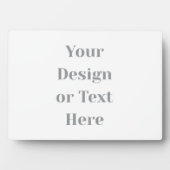 Customizable Your Design or Text Here Personalized フォトプラーク (正面)