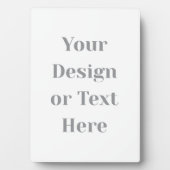 Customizable Your Design or Text Here Personalized フォトプラーク (正面)