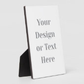 Customizable Your Design or Text Here Personalized フォトプラーク (側面)