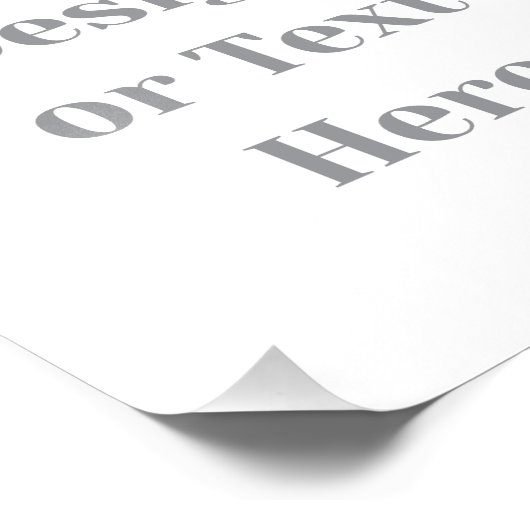 Customizable Your Design or Text Here Personalized フォトプリント (角)