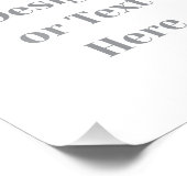 Customizable Your Design or Text Here Personalized フォトプリント (角)