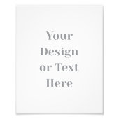 Customizable Your Design or Text Here Personalized フォトプリント (正面)