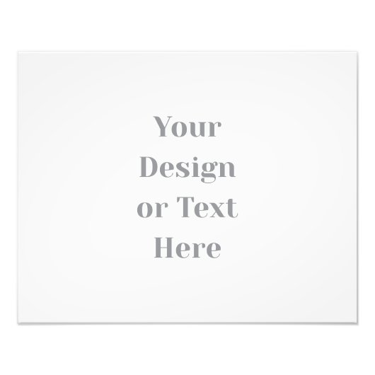 Customizable Your Design or Text Here Personalized フォトプリント (正面)