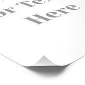 Customizable Your Design or Text Here Personalized フォトプリント (角)