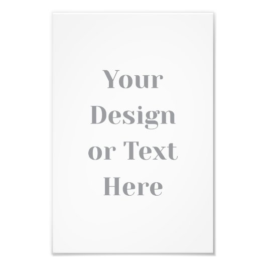 Customizable Your Design or Text Here Personalized フォトプリント (正面)
